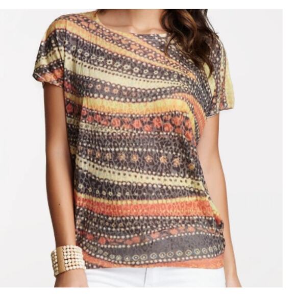 New ~ GO COUTURE ~ Crewneck Printed T-Shirt Made in USA Medium Oversized - Picture 5 of 7